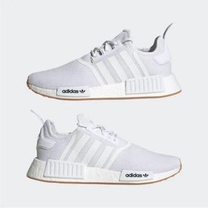 Adidas NMD_R1 Primeblue 'White Gum' GZ9260 2021 Running Gym Jogging Training